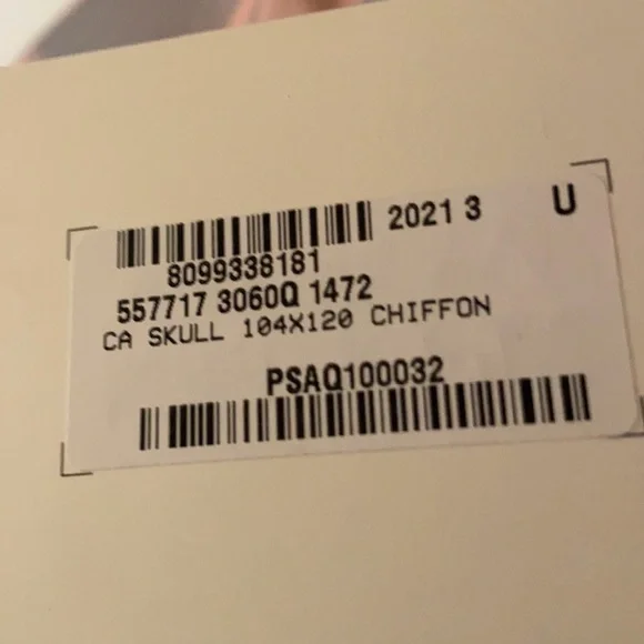 COPY - Alexander McQueen silk scarf - Picture 9 of 13